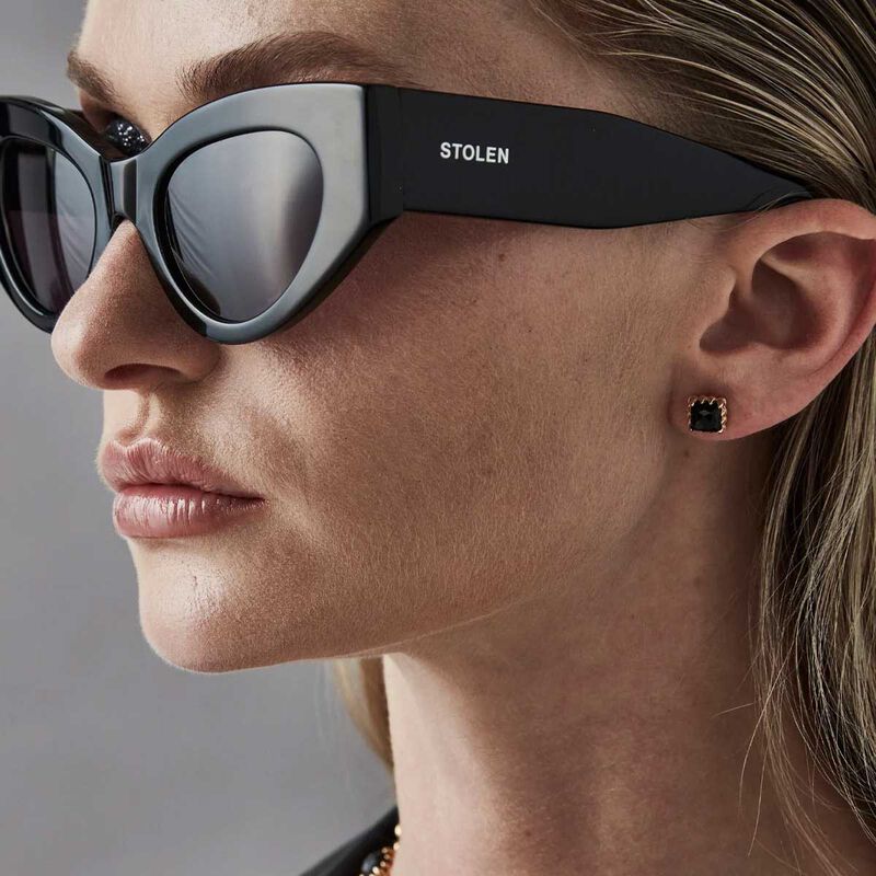 Stolen Girlfriends Club Mini Claw Studs Onyx image number 1